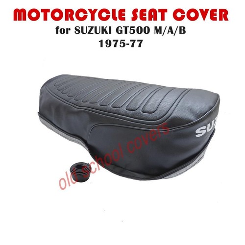 MOTORCYCLE SEAT COVER SUZUKI GT500 M A B 19751977 & SEAT STRAP eBay