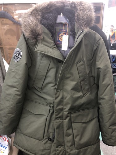 Everest Parka Coat Jacket Army Green 