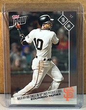 2017 TOPPS NOW #370 EDUARDO NUNEZ SAN FRANCISCO GIANTS walk-off Print Run 149