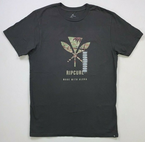 Men's Ripcurl Rip Curl Standard Fit Cotton T-Shirt - Picture 3 of 17