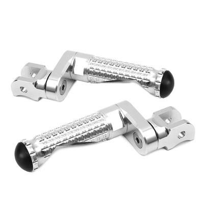 MPRO 1 inch Riser Silver Front Foot Pegs For Honda MONKEY 125 18 19 20 21 22