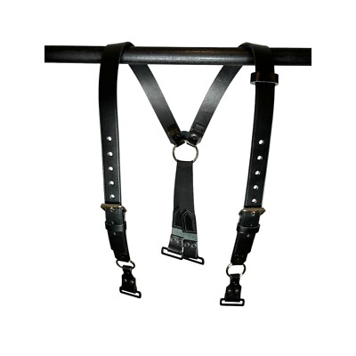 Jay Pee Leather Firefighter Suspenders X-Large ABS Fasteners Fire Gear