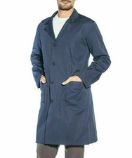 CAMICE/GREMBIULE BLU DA LAVORO 100% COTONE - Uomo