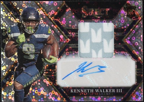 Kenneth Walker Ⅲ NFL　panini カード サイン 2022 Panini Select Football Sensations SEN-22 Kenneth Walker III