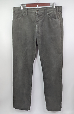 パンツ 80s levi's 519 Corduroy Mos-green Vintage 80s Levis 519 Green Corduroy Jeans Mens Size 38x30