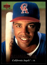 Eduardo Perez 1995 Upper Deck #266 Angels MLB READ FREE SHIPPING AutographDen