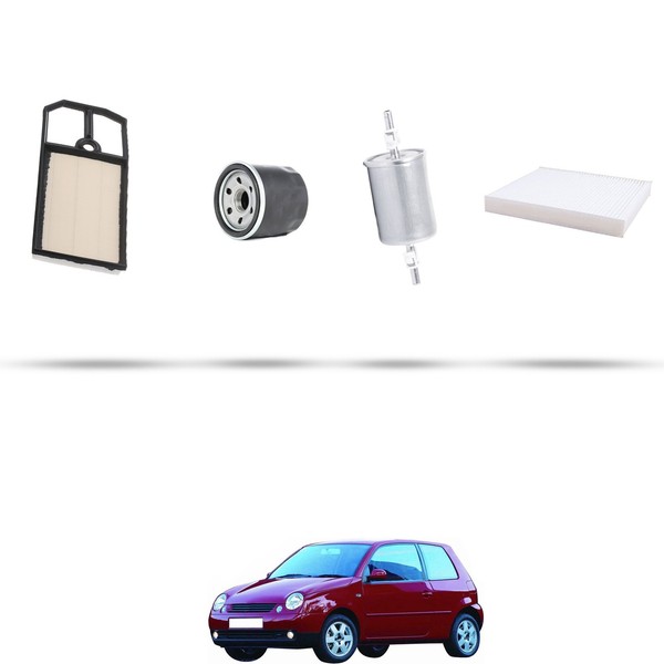 Hoffcar Wartungskit 4 Filter FüR VW Lupo 1.4 16V 74Kw Ab 1998-image