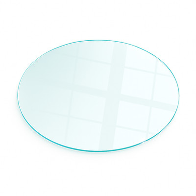 Kaminofen Glas Bodenplatte Funkenschutz Glasbodenplatte Rund Transparent fi100