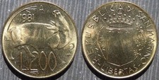 SAN MARINO  # 200 lire 1981