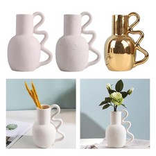 Elegant Ceramic Vase Flowerpot Figurine Crafts Flower Vase Indoor Outdoor