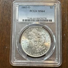 1883-O Morgan Silver Dollar PCGS MS64 New Orleans Mint $1