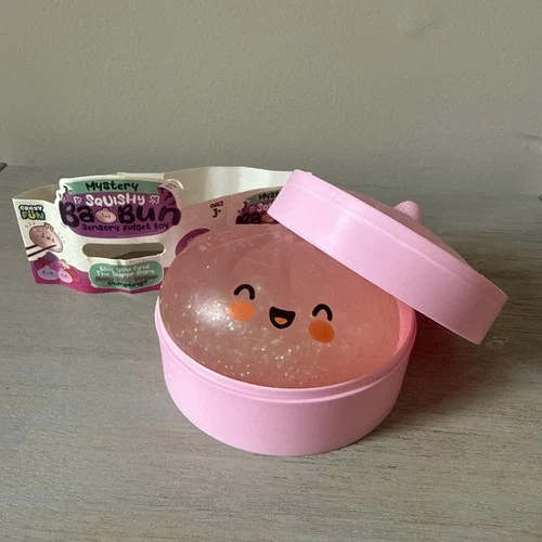 Crazy Fun Mystery Squishy Bao Bun Dumpling Super Rare Rose Gold Glitter OPENED