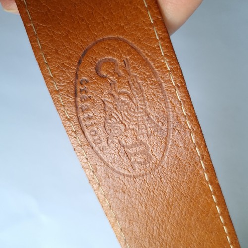 Vintage Belt AR Paris Mod Depos Leopard Buckle Made France CM Creations Jaguar - Picture 9 of 11