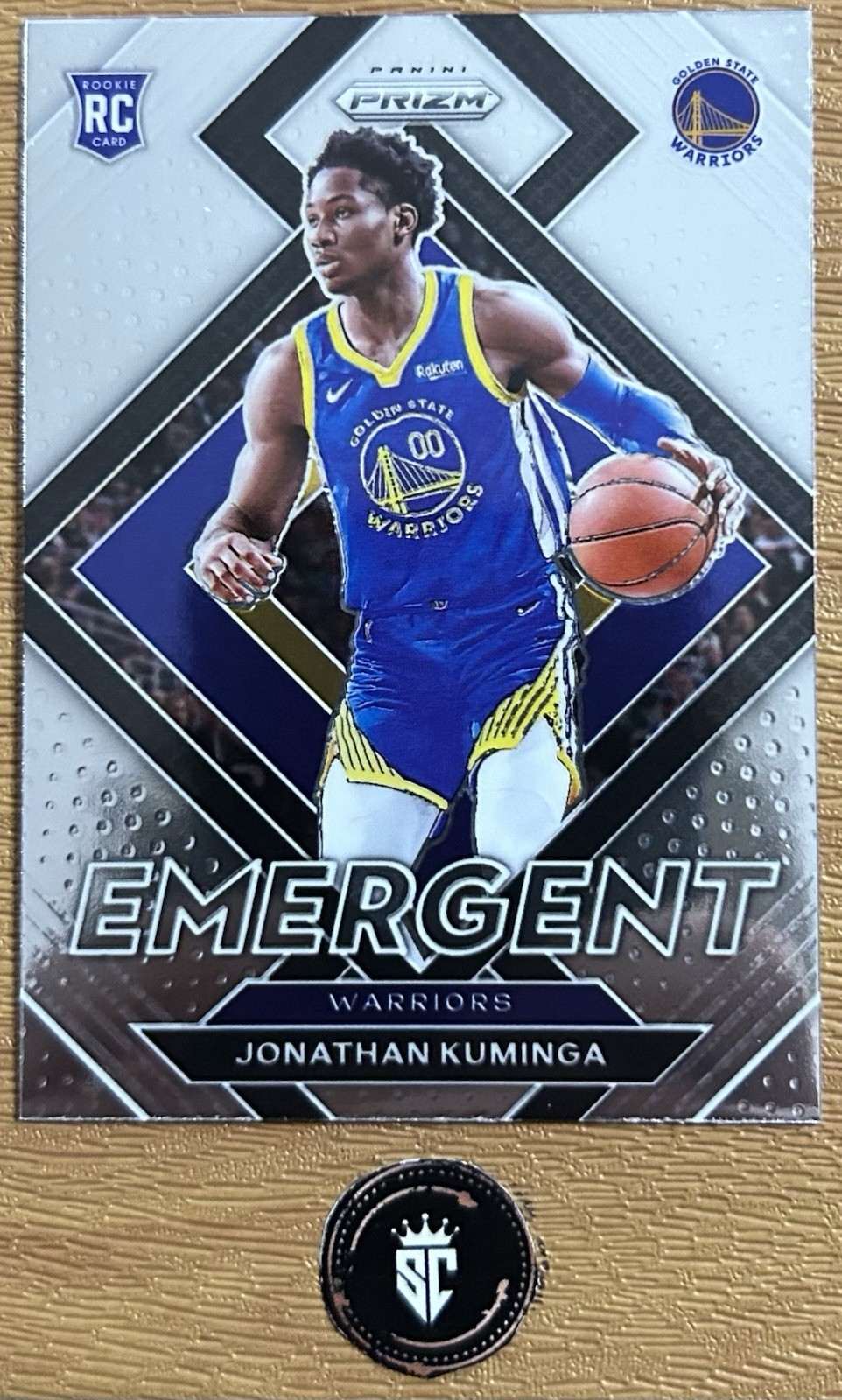 Jonathan Kuminga 2021-22 Panini Prizm Basketball Emergent Rookie Insert #5