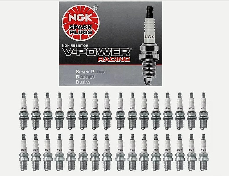 32 X NGK R5671A9 5238 RACING Spark Plugs V Power Nitrous Turbo Supercharged