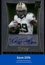 Khiry Robinson 2013 Panini Select #271 Rookie Autographs #/499 Saints I69