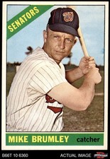 1966 Topps #29 Mike Brumley Senators 8 - NM/MT