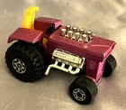 Matchbox Lesney No 25 Mod Tractor 1972 Purple Maltese Cross Wheels England
