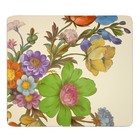 MacKenzie-Childs Floral Placemats Set of 3 Cork Backed Vintage Flower Market 