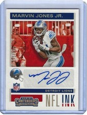2019 Contenders Marvin Jones Jr Nfl Ink /149
