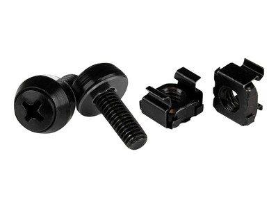 StarTechcom 100er Pack Befestigungsschrauben und Muttern CABSCREWM62B