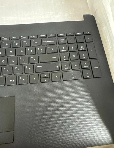 Replacement For HP 15-BW067NA Black TouchPad Palmrest Upper Cover UK Keyboard - Photo 3/3