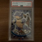 1999 TOPPS POKEMON TV #9 BLASTOISE PSA 8