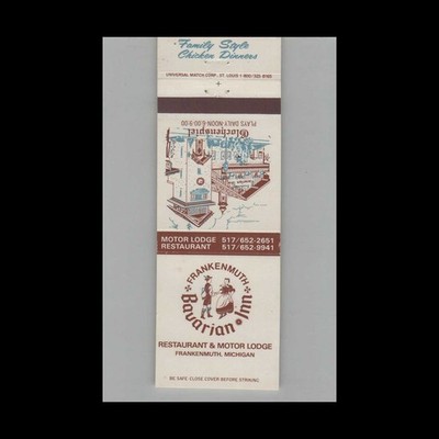 Matchbook Cover Frankenmuth Bavarian Inn Frankenmuth MI #17
