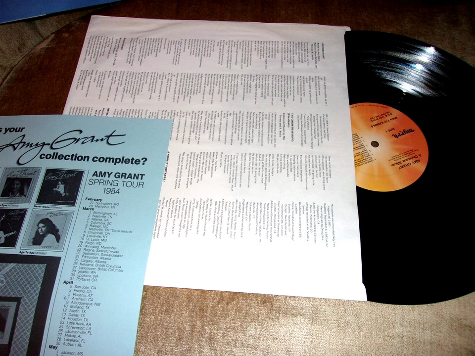 AMY GRANT - A Christmas Album, 1983 LP, A&M Records     EXCELLENT — 第 3/4 张图片
