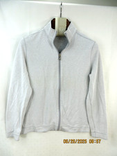 BOSS HUGO BOSS REGULAR FIT SZ S/M Cotton/Polyes Men's Gray Zippered Sweat Shirt