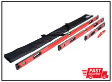 Hilka 4 Piece Box Spirit Level Set Made of Heavy Duty Aluminium