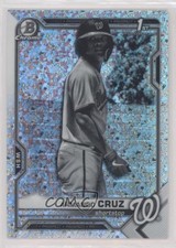 2021 Bowman Chrome Black & White Mini-Diamond Refractor Armando Cruz 4ey