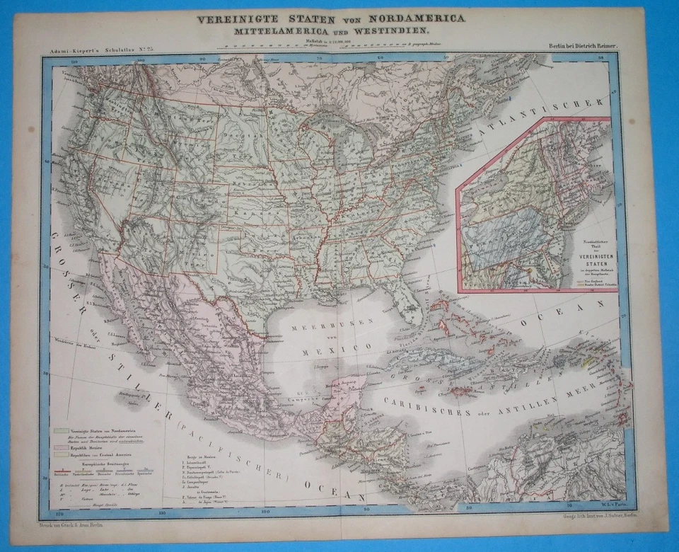 MAPA ORIGINAL 1876 RARO ESTADOS UNIDOS TEXAS LUISIANA MÉXICO CALIFORNIA ARKANSAS Foto 2 de 4