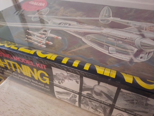 Guillows Lockheed P-38L Lightning Airplane Wood Model Kit # 2001 SEALED - Picture 11 of 24