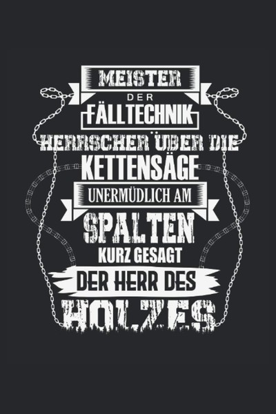 Titel: Meister Der FäLltechnik: HolzfäLler Notizbuch FüR Waldarbeiter &-image