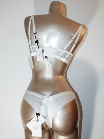 Aubade Paris x Viktor & Rolf Sample The Bow Collection White Lingerie Set 34B S