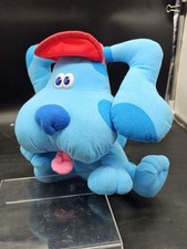 Blues Clues 10" Plush Dog Tyco 1998 Red Hat Stuffed Animal Toy