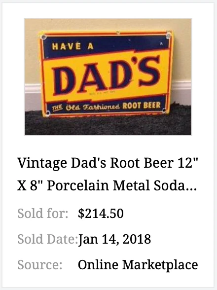 LETRERO DE ACEITE GASOLINA SODA METAL PORCELANA 12" CERVEZA RAÍZ ANTIGUA PAPÁ DE COLECCIÓN Foto 3 de 4