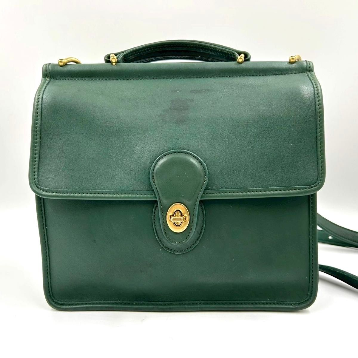 Vintage Coach 9927 2way Shoulder Bag Willis Bag Turn Lock