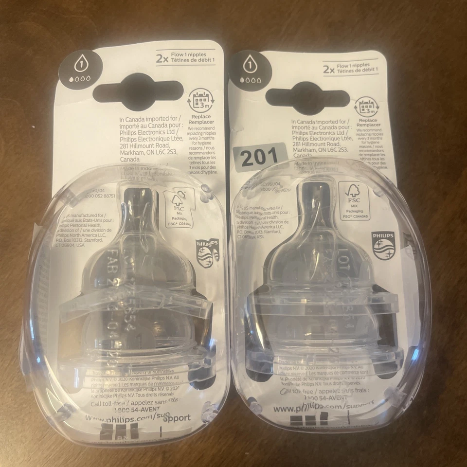 Philips Avent анти колики 0 м + бутылка соски кол-во (2) 2pk 4 всего совершенно новый - Изображение 2 из 4