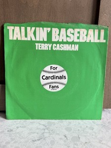 Talkin’ Baseball Terry Cashman Cardinals Fans St Louis Cardinals Vinyl