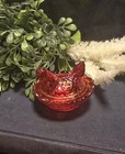 Westmoreland Ruby Red Hen On A Nest Cadmium Glow 2.5"x2" — photo 5
