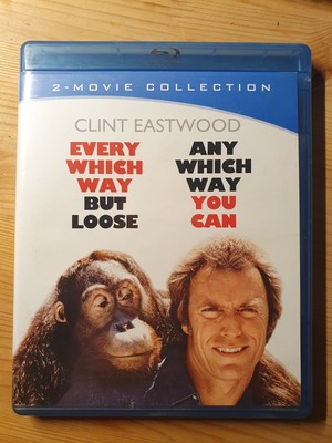 EVERY WHICH WAY  + ANY WHICH WAY ... 2-movies Clint Eastwood Blu-ray
