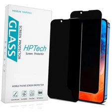  (2 Pack) Privacy Screen Protector Designed for iPhone 13 Mini 5.4-inch Black