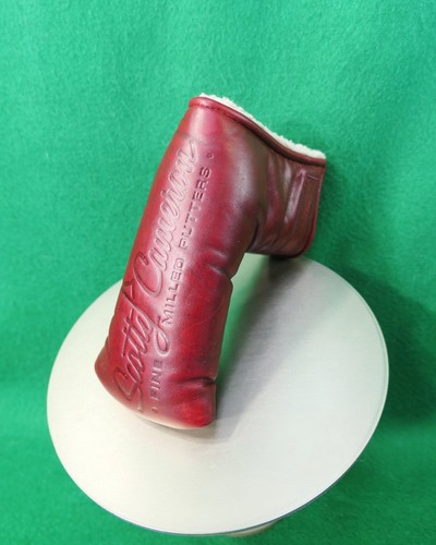 Scotty Cameron Pinflag Blade Red Steerhide Leather Headcover RARE