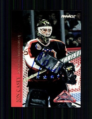 Jon Casey NHL USA Traiding Card Original Signiert + A 250573