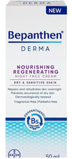 Bepanthen Derma Night Face Cream 50 ml Overnight Face Moisturizer