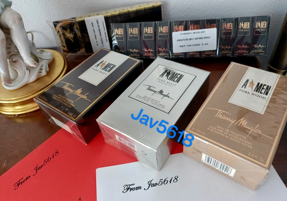 THIERRY MUGLER A MEN ANGEL EAU PARFUM LIMITED PURE MALT WOOD COFFEE,SEALED, 💥💥 - image 2 of 4