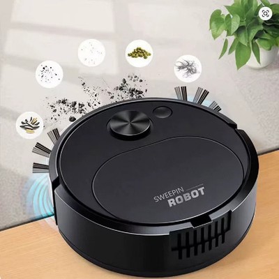 3-in-1 Robot Vacuum Cleaner with Mop Wet Mopping & Auto Sweeping Pet Hair Dust