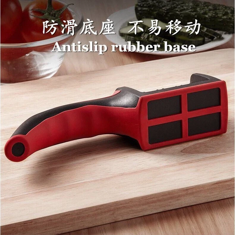 3-Stages Knife Sharpener Stainless Steel Kitchen Easy Polish - Image 2 of 4